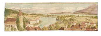 (FORE-EDGE PAINTING.) Schiller, Frederick. William Tell, A Drama.